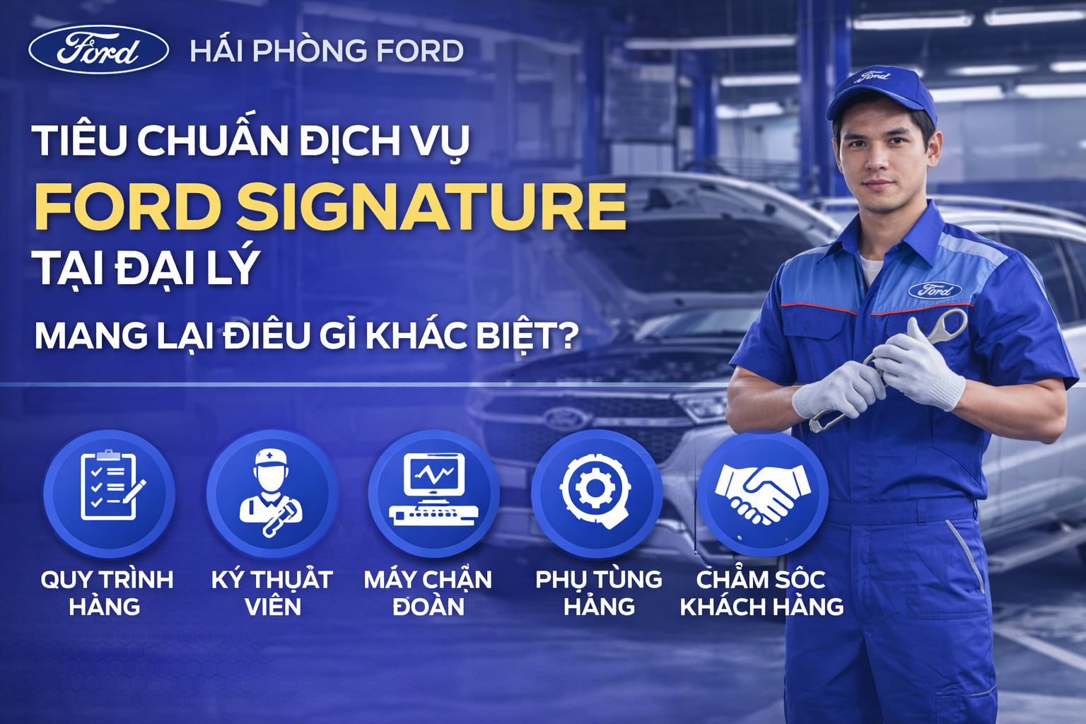Tiêu Chuẩn Dịch Vụ Ford Signature Tại Đại Lý Mang Lại Điều Gì Khác Biệt?