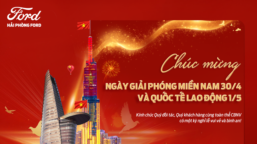 Chúc Mừng Đại Lễ 30/4 - 1/5/2025
