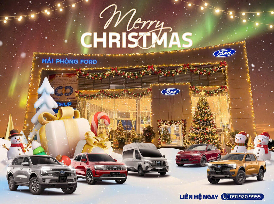 Hải Phòng Ford – Chúc Mừng Giáng Sinh An Lành & Ấm Áp