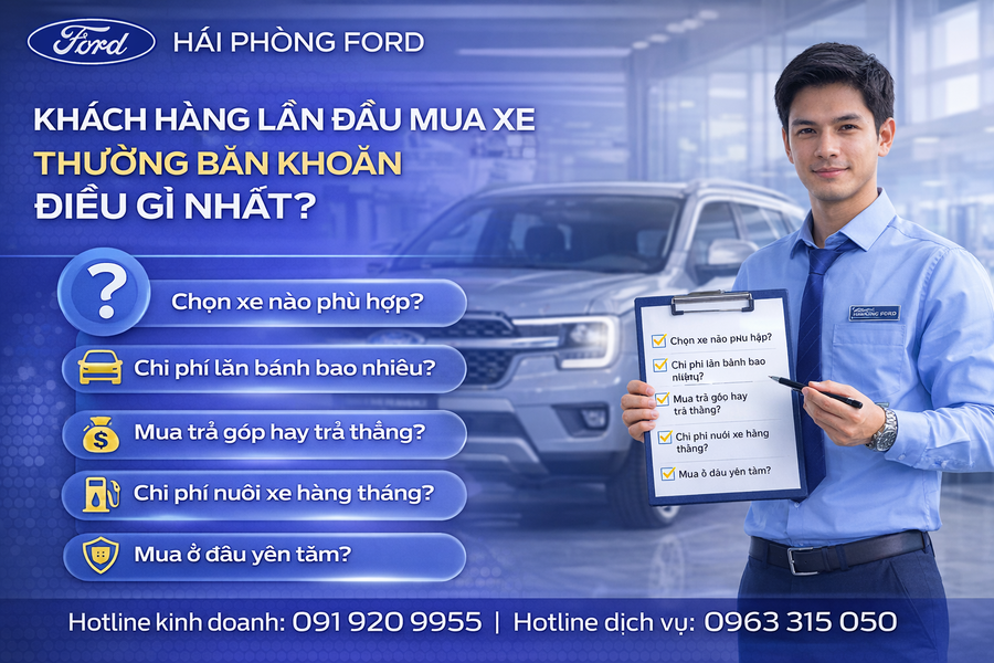 Khách Hàng Lần Đầu Mua Xe Thường Băn Khoăn Điều Gì Nhất?