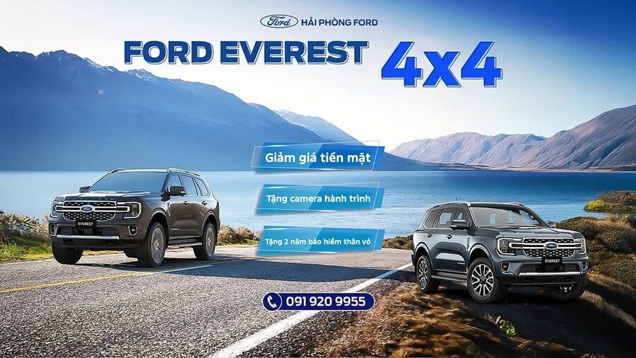 Mua Ngay Ford Everest 4x4 – Ưu Đãi Hấp Dẫn Chỉ Có Trong Tháng 7