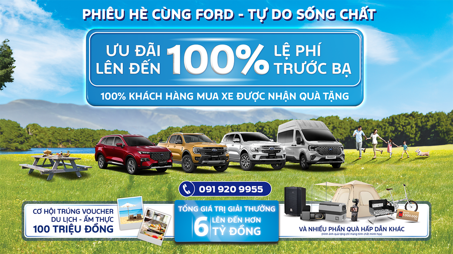 “Phiêu Hè Cùng Ford – Tự Do Sống Chất” Tại Hải Phòng Ford