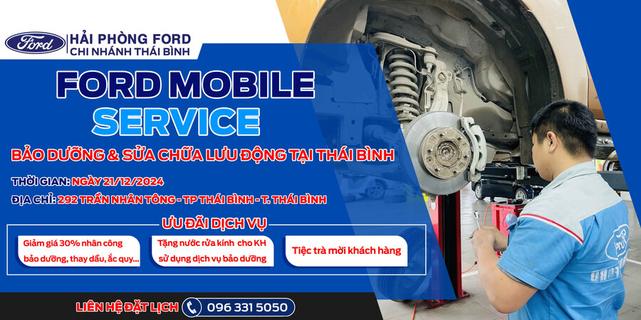 Thông báo bảo dưỡng lưu động tháng 12 tại Thái Bình