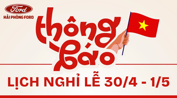 Thông Báo Lịch Nghỉ Lễ 30/4 - 1/5