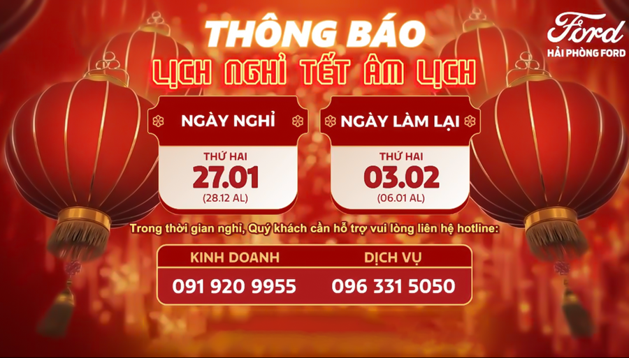 Thông Báo Lịch Nghỉ Tết Âm Lịch 2025