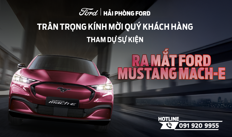 Thư Mời: Sự Kiện Ra Mắt Ford Mustang Mach-E Tại Hải Phòng Ford