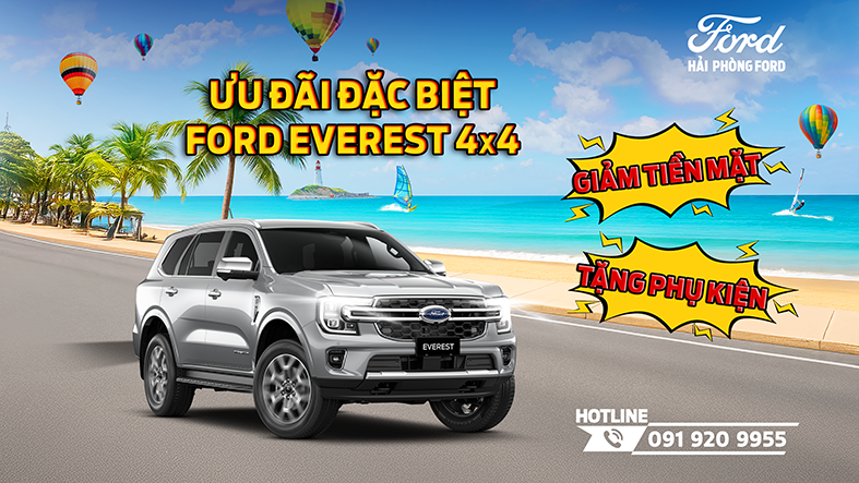 Ưu Đãi Đặc Biệt Dành Cho Ford Everest 4x4