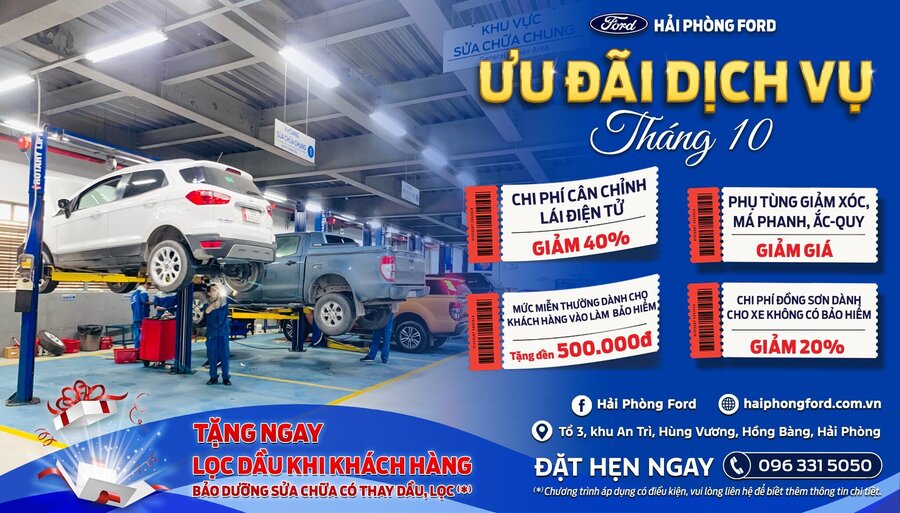 Ưu Đãi Dịch Vụ Đặc Biệt Dành Cho Khách Hàng Tại Hải Phòng Ford