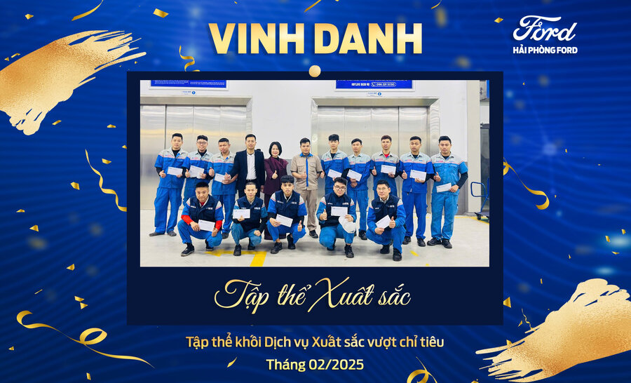 Vinh Danh Cá Nhân & Tập Thể Xuất Sắc Tháng 02/2025